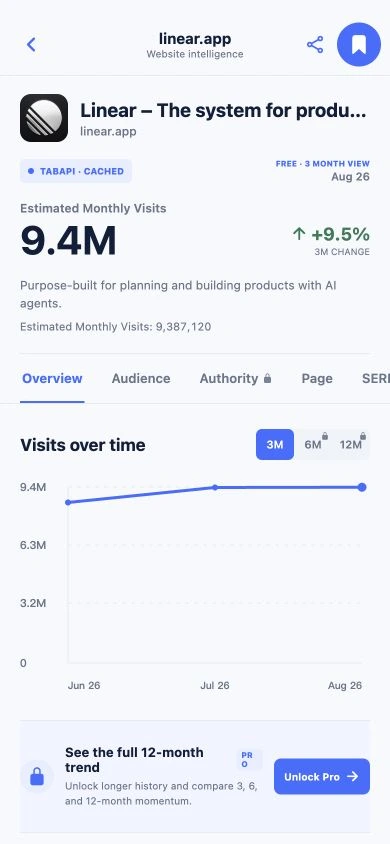 TrafTruth 移动端网站报告